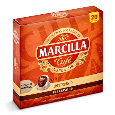 Cápsulas de café intenso Marcilla 20 unidades-0 Cápsulas de café intenso Marcilla 20 unidades-0