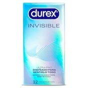 Preservativos invisible sensitivo Durex 12 unidades