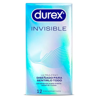 Preservativos invisible sensitivo Durex 12 unidades-0 Preservativos invisible sensitivo Durex 12 unidades-0
