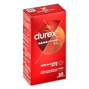 Preservativos sensitivo xl Durex 10 unidades