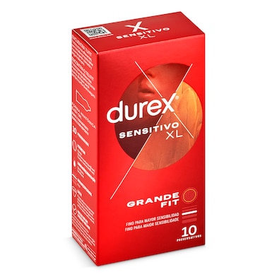 Preservativos sensitivo xl Durex 10 unidades-0 Preservativos sensitivo xl Durex 10 unidades-0