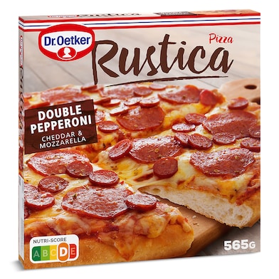 Pizza rústica doble pepperoni Dr. Oetker Ristorante 565 g-0 Pizza rústica doble pepperoni Dr. Oetker Ristorante 565 g-0