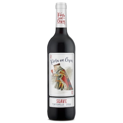 Vino tinto tempranillo syrah Pinta en Copas 75 cl-0 Vino tinto tempranillo syrah Pinta en Copas 75 cl-0