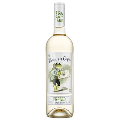 Vino blanco viura-sauvignon Pinta en Copas 75 cl-0 Vino blanco viura-sauvignon Pinta en Copas 75 cl-0