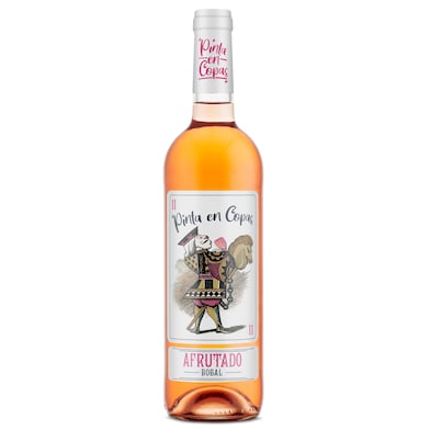 Vino rosado bobal Pinta en Copas 75 cl-0 Vino rosado bobal Pinta en Copas 75 cl-0