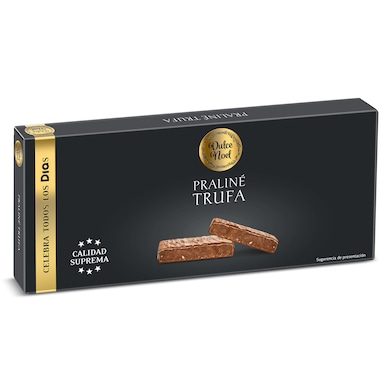 Turrón de praliné de trufa Dia Dulce Noel 150 g-0