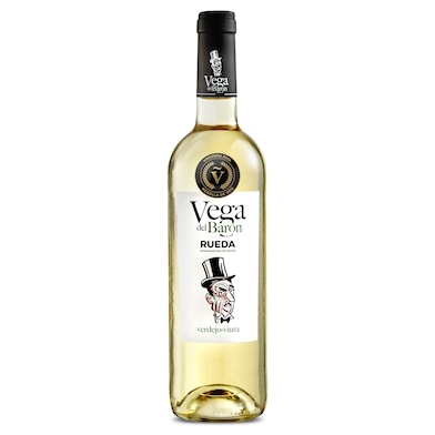 Vino blanco verdejo-viura D.O. Rueda Vega del Báron 75 cl-0 Vino blanco verdejo-viura D.O. Rueda Vega del Báron 75 cl-0