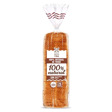 Pan de molde trigo integral El Molino de Dia 820 g-0