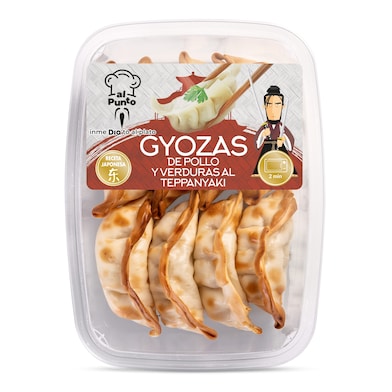 Gyozas de pollo y verduras al teppanyaki Dia Al Punto 140 g-0