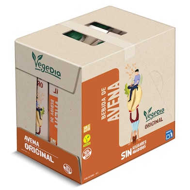 Bebida de avena Dia Vegedia pack 6 x 1 L-0 Bebida de avena Dia Vegedia pack 6 x 1 L-0