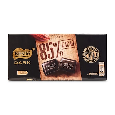 Chocolate negro 85% cacao Nestlé Dark 120 g-0 Chocolate negro 85% cacao Nestlé Dark 120 g-0