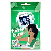 Chicles sabor hierbabuena sin azúcar Iceberg de Dia 44.8 g