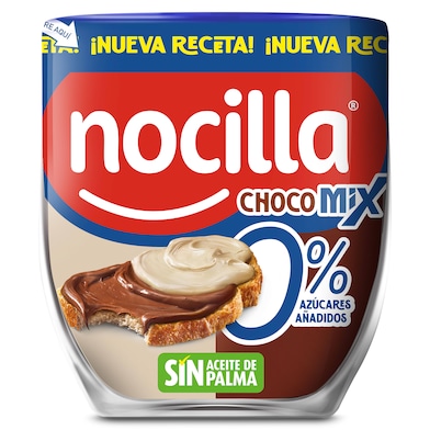 Crema de cacao y leche de avellanas dúo 0% Nocilla 180 g-0 Crema de cacao y leche de avellanas dúo 0% Nocilla 180 g-0