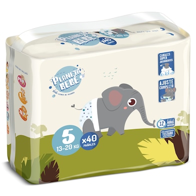 Pañales 13-20 kg talla 5 Dia Planeta Bebé 40 unidades-0 Pañales 13-20 kg talla 5 Dia Planeta Bebé 40 unidades-0