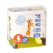 Pañales 17-28 kg talla 6 Dia Planeta Bebé 28 unidades