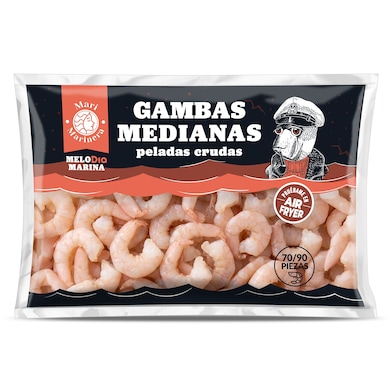 Gambas peladas y crudas medianas Dia Mari Marinera 350 g-0 Gambas peladas y crudas medianas Dia Mari Marinera 350 g-0