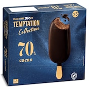 Helado bombón 70% cacao Dia Temptation 3 x 67 g