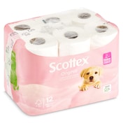 Papel higiénico Scottex 12 unidades