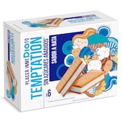 Sándwich de nata sin azúcar añadido Dia Temptation 6 x 50 g