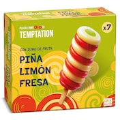 Sorbetes remolino de frutas Dia Temptation 7 x 65 g