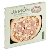 Pizza artesana jamón y mozzarella Casa Tarradellas 400 g