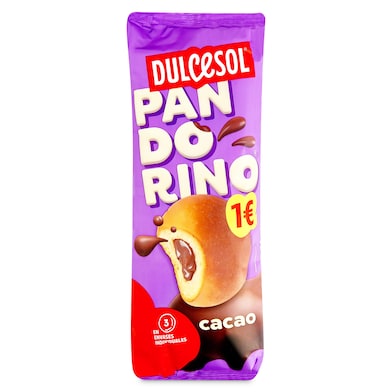 Pandorinos rellenos de cacao Dulcesol 135 g-0 Pandorinos rellenos de cacao Dulcesol 135 g-0