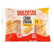 Cañas rellenas de crema Dulcesol 150 g