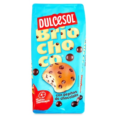 Briochoco con pepitas de chocolate Dulcesol 160 g-0 Briochoco con pepitas de chocolate Dulcesol 160 g-0