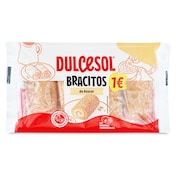 Bracitos rellenos de nata Dulcesol 120 g