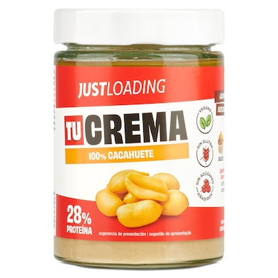 Crema de cacahuete Just loading 500 g-0 Crema de cacahuete Just loading 500 g-0
