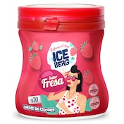 Chicles de fresa sin azúcar Iceberg de Dia 70 unidades