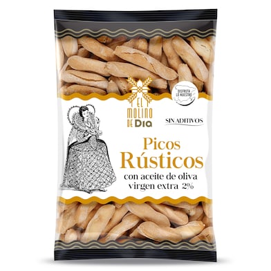Picos rústicos con aceite de oliva El Molino de Dia 130 g-0 Picos rústicos con aceite de oliva El Molino de Dia 130 g-0