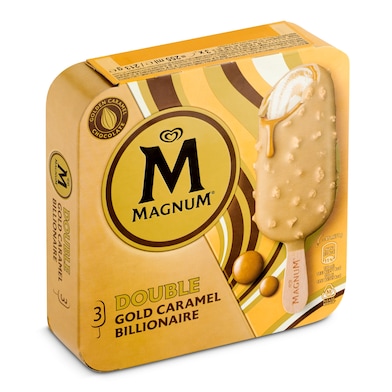 Magnum doble gold caramelo 3 x 71 g-0