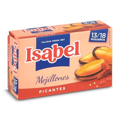 Mejillones picantes 13/18 piezas Isabel 69 g-0