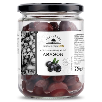 Aceitunas negras de Aragón Dia Vegecampo 250 g-0