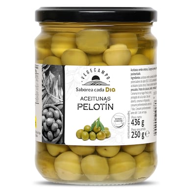 Aceitunas pelotín Dia Vegecampo 250 g-0 Aceitunas pelotín Dia Vegecampo 250 g-0