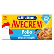 Avecrem bajo en sal Gallina Blanca 10 unidades
