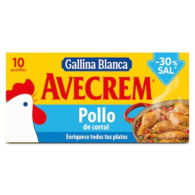 Avecrem bajo en sal Gallina Blanca 10 unidades-0