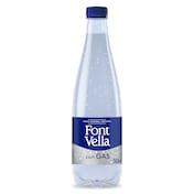 Agua mineral con gas Font Vella 500 ml