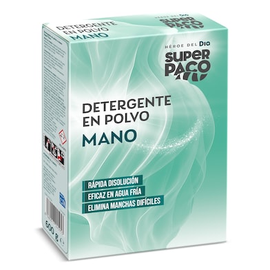 Detergente en polvo a mano Dia Super Paco 600 g-0 Detergente en polvo a mano Dia Super Paco 600 g-0