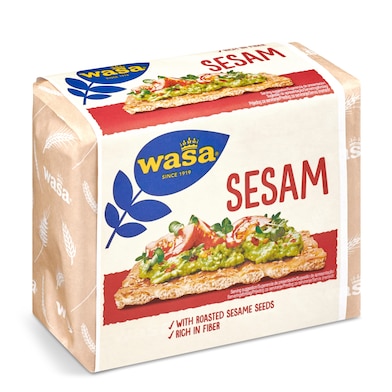 Pan tostado con sésamo Wasa 200 g-0