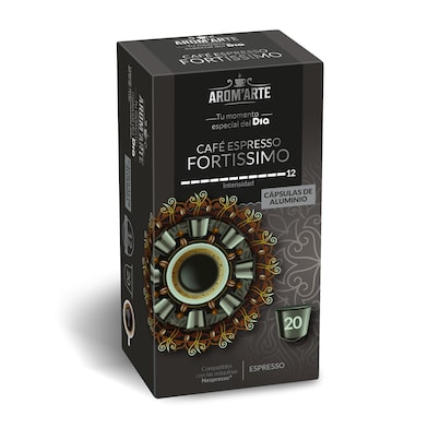 Cápsulas de café fortissimo Dia Arom'arte 20 unidades-0