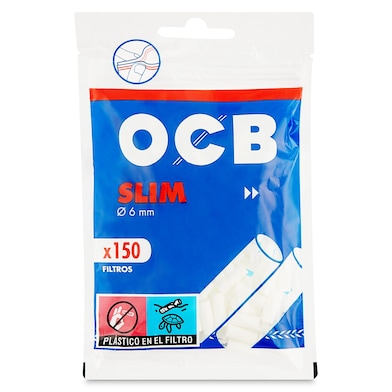Filtros de fumar Slim 6 mm OCB 150 unidades-0