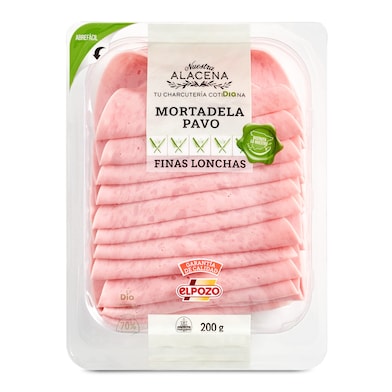 Mortadela de pavo Dia Nuestra Alacena 200 g-0