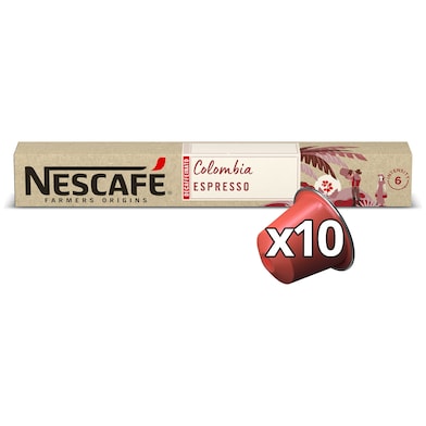 Cápsulas de café Colombia descafeinado Farmers Origins 10 unidades-0