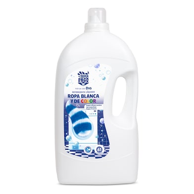 Detergente líquido ropa blanca y color Dia Super Paco 61 lavados-0 Detergente líquido ropa blanca y color Dia Super Paco 61 lavados-0