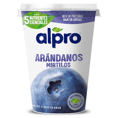 Postre de soja con arándanos Alpro 400 g-0 Postre de soja con arándanos Alpro 400 g-0