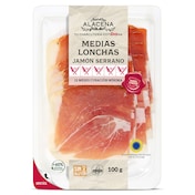 Jamón serrano medias lonchas Dia Nuestra Alacena 100 g