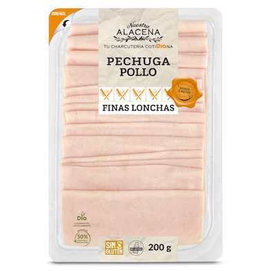 Pechuga de pollo Dia Nuestra Alacena 200 g-0 Pechuga de pollo Dia Nuestra Alacena 200 g-0