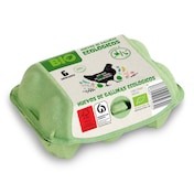 Huevos ecológicos grandes/medianos M/L Dia 6 unidades